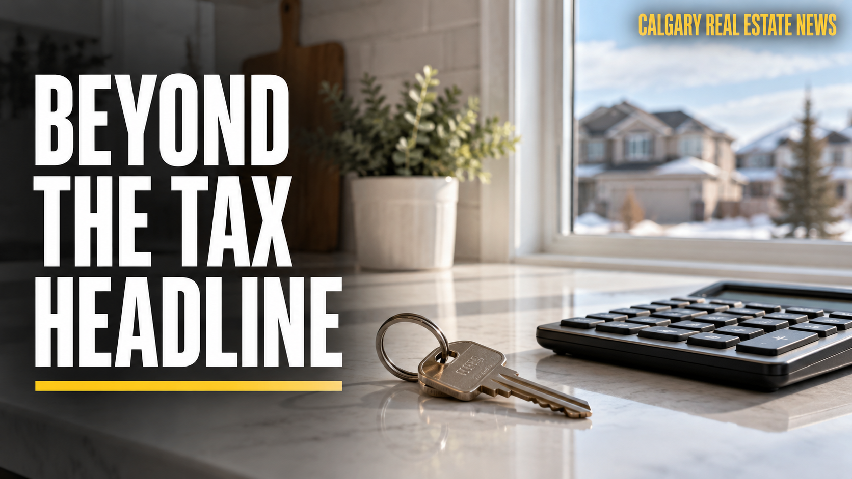 The tax increase got smaller. The homeowner's budget still had more lines.