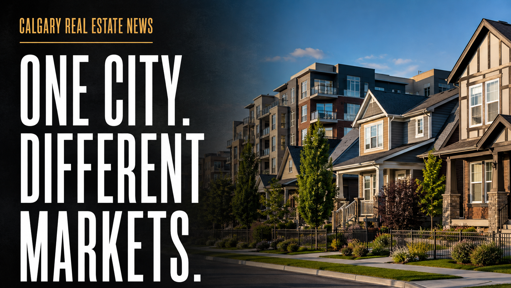 Calgary's August market did not move as one