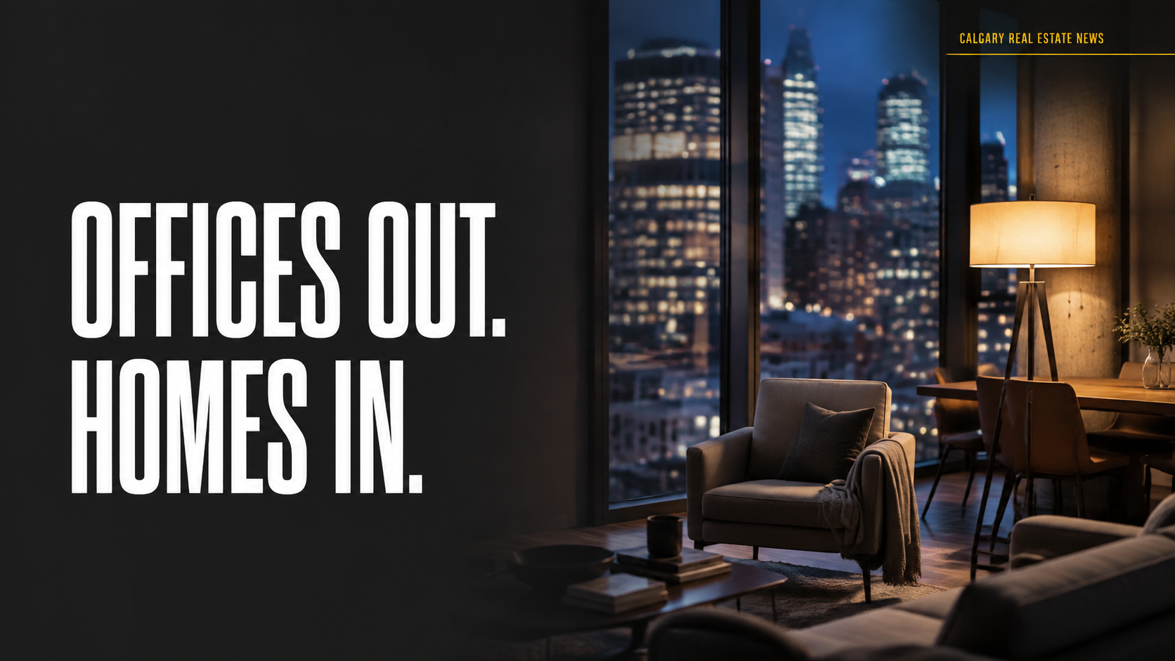 An empty office building became a place to come home