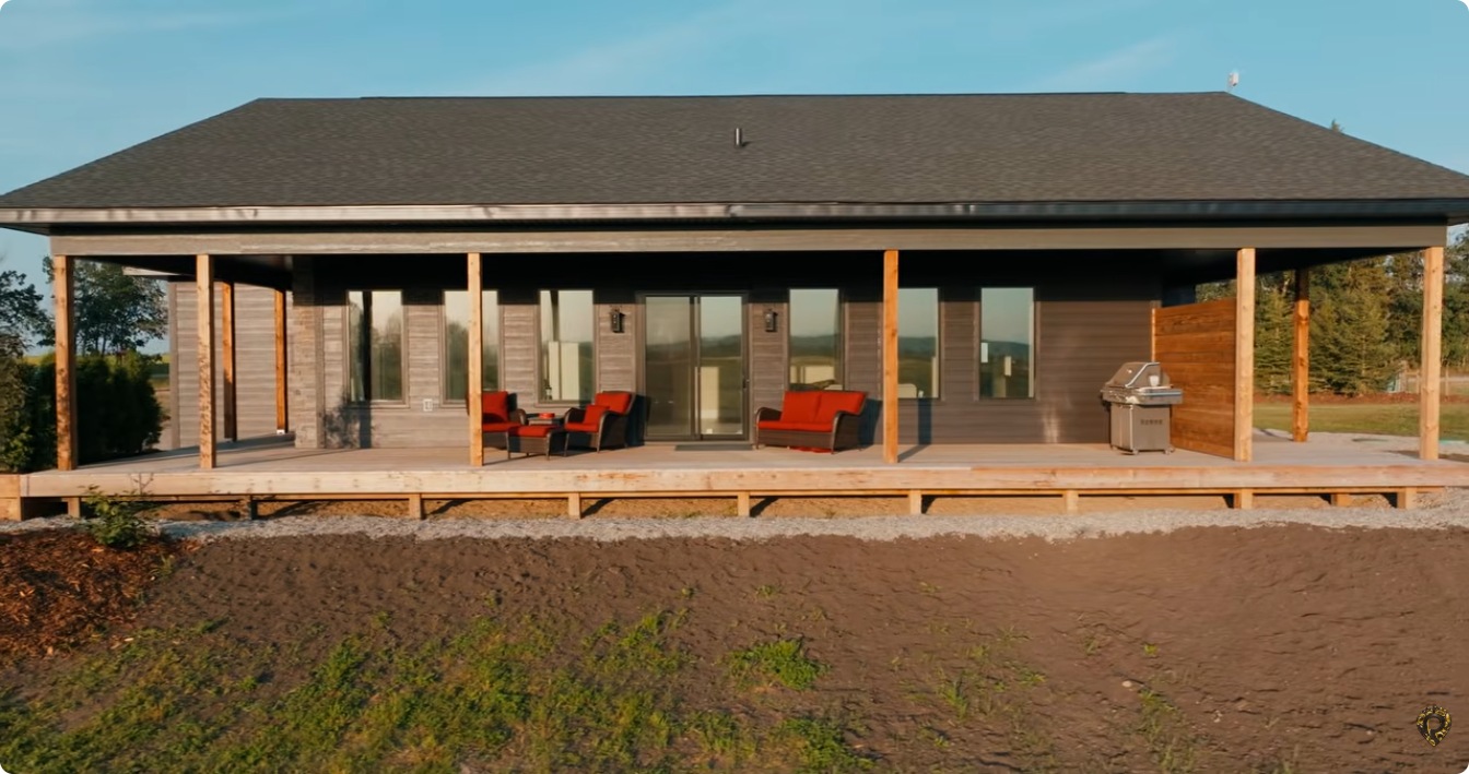 An Eagle Hill porch with a very good reason to stay for sunset