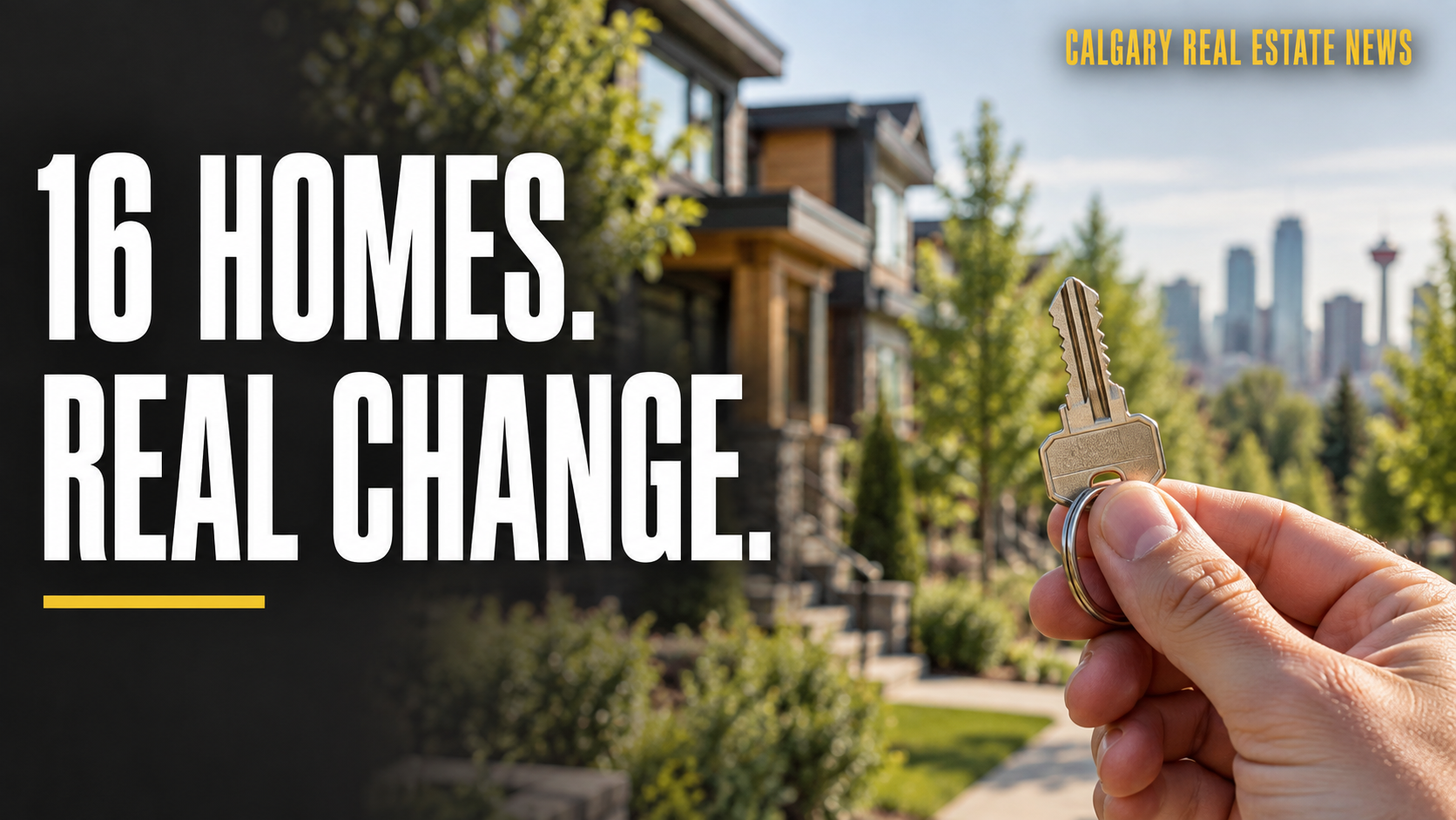 Sixteen homes won't dominate the skyline. They still deserve a headline.