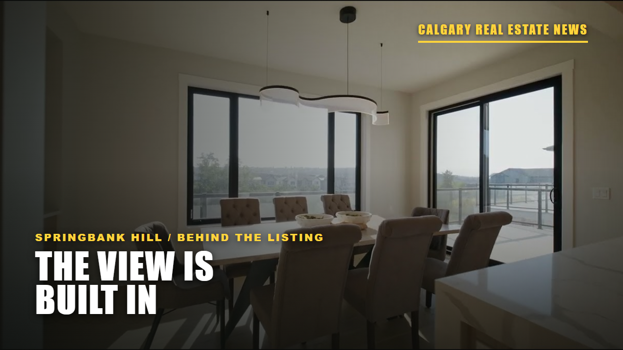 This Springbank Hill home makes the ravine part of the room